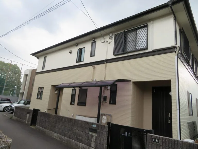 松山市S様邸 外壁塗装・屋根葺き替えの施工前